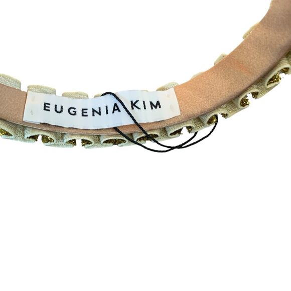 Eugenia Kim Rafaela Headband Holiday XMAS Metallic Velvet Gold Silver Ombre NWT main image 11